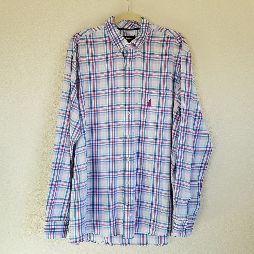 Johnnie-O Plaid Button Down